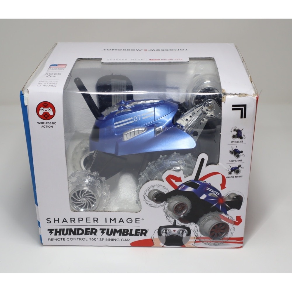 Sharper Image® Toy RC Thunder Tumbler Remote Control 360 Spinning Car 2-Pieces